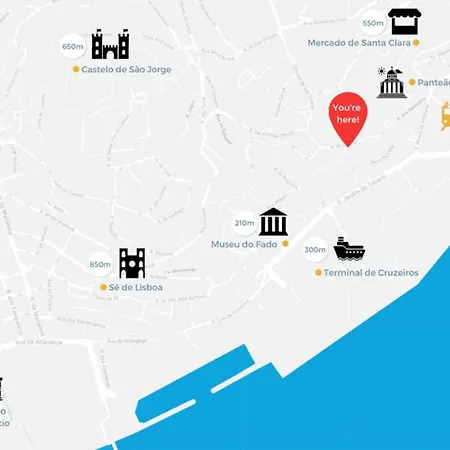 Design In Typical Alfama Лісабон